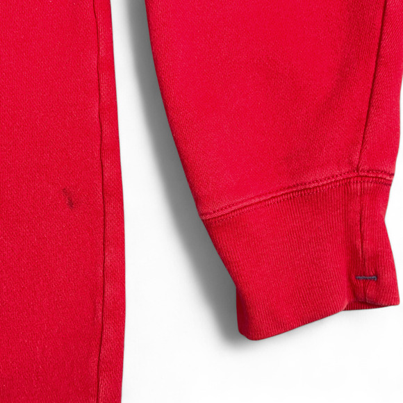 Vintage Polo Jeans Company Sweater Adult LARGE Red Ralph Lauren Hoodie 67 90s - Picture 9 of 11